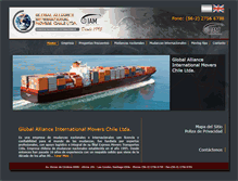 Tablet Screenshot of globalalliancechile.com